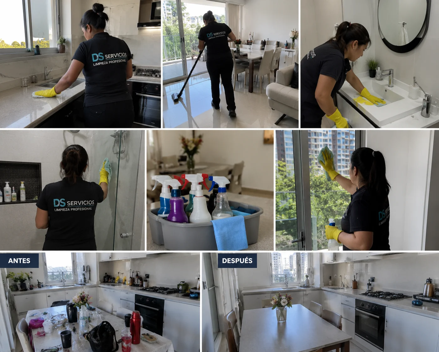 Servicios de limpieza coordinados por DS Servicios