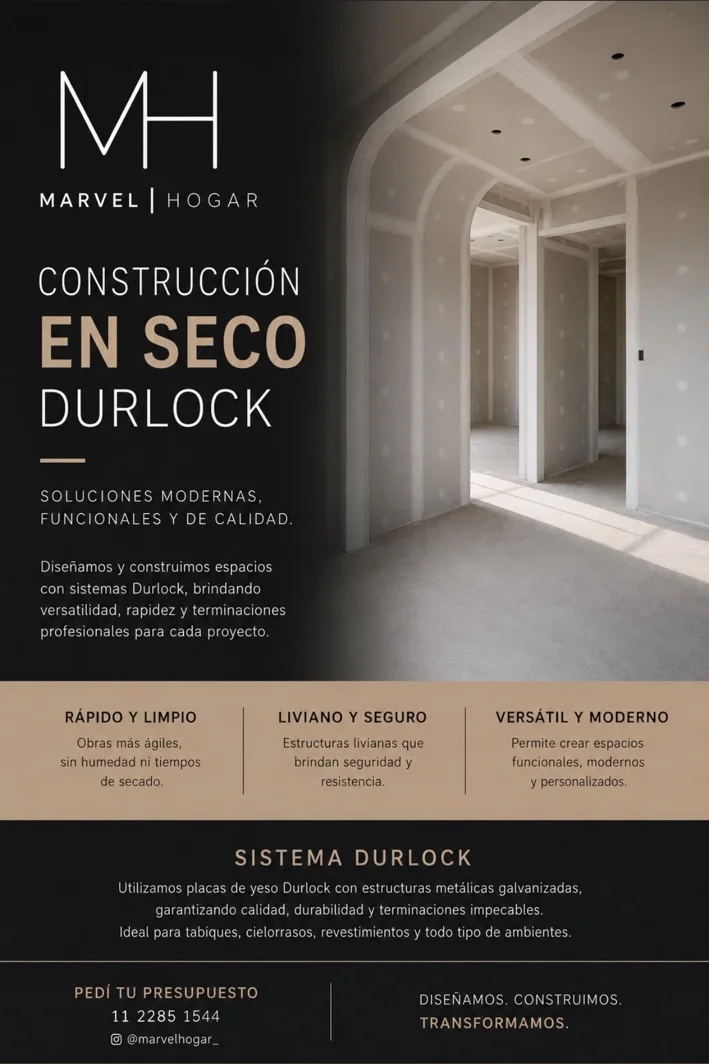 Construcción en seco con sistema Durlock
