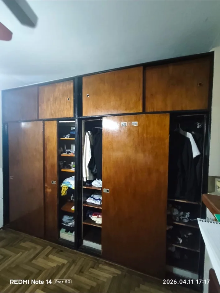 Placard existente de madera